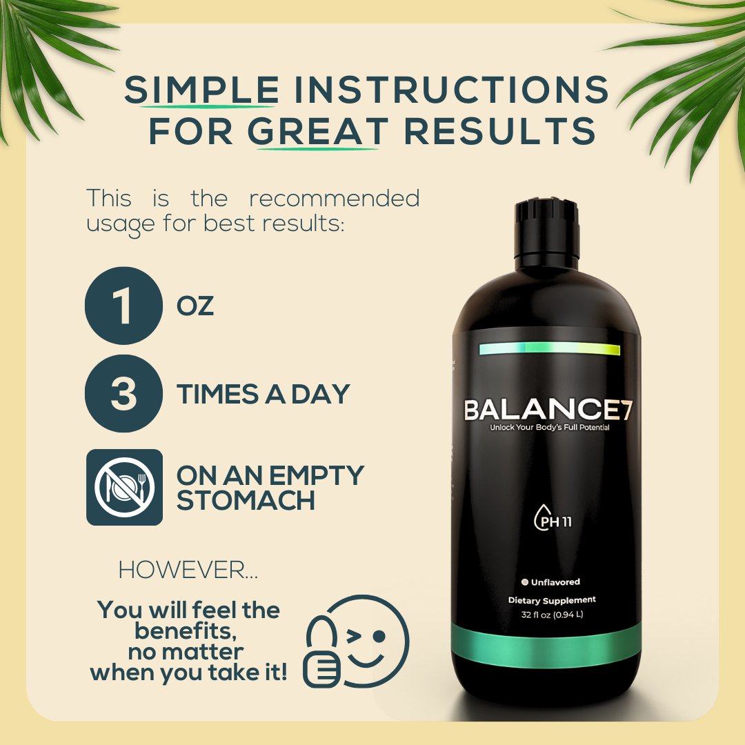 32oz Bottle (11 Day Supply) - Balance7 - Balance 7