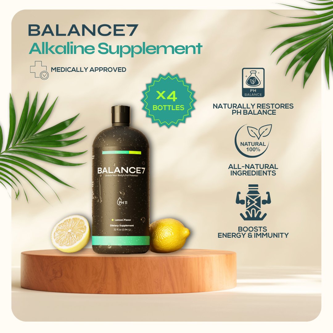 32oz Bottle 4 Pack (42 Day Supply) - Balance7 - Balance 7