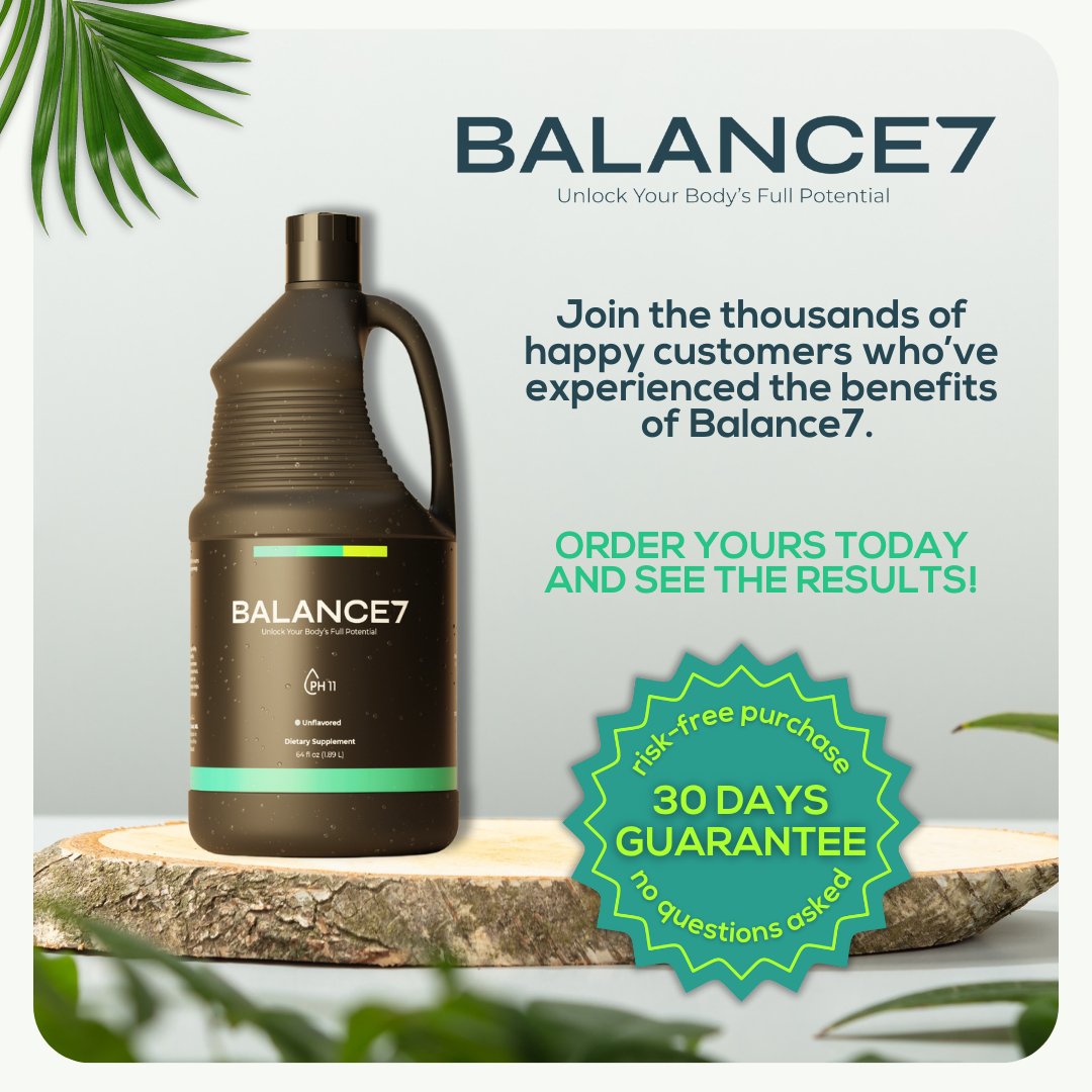 64oz Bottle (3 Week Supply) - Balance7 - Balance 7