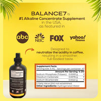 Best Brew Coffee Alkalizer Drops – Neutralizes Coffee Acidity - Balance7 - Balance7