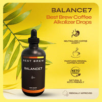 Best Brew Coffee Alkalizer Drops – Neutralizes Coffee Acidity - Balance7 - Balance7