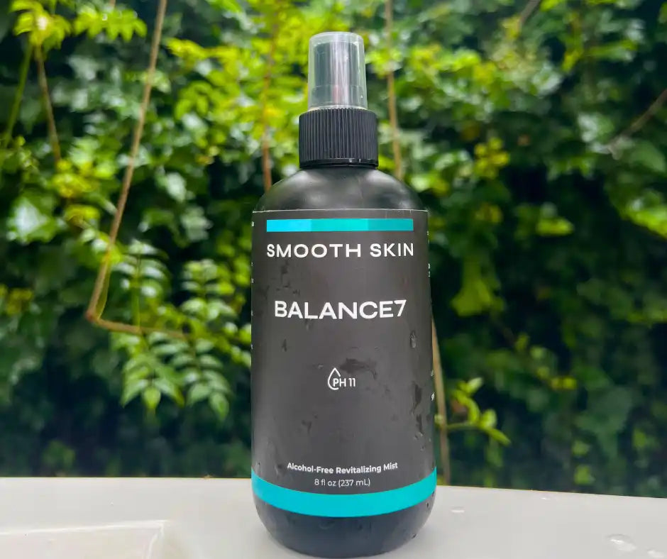 Black spray bottle.