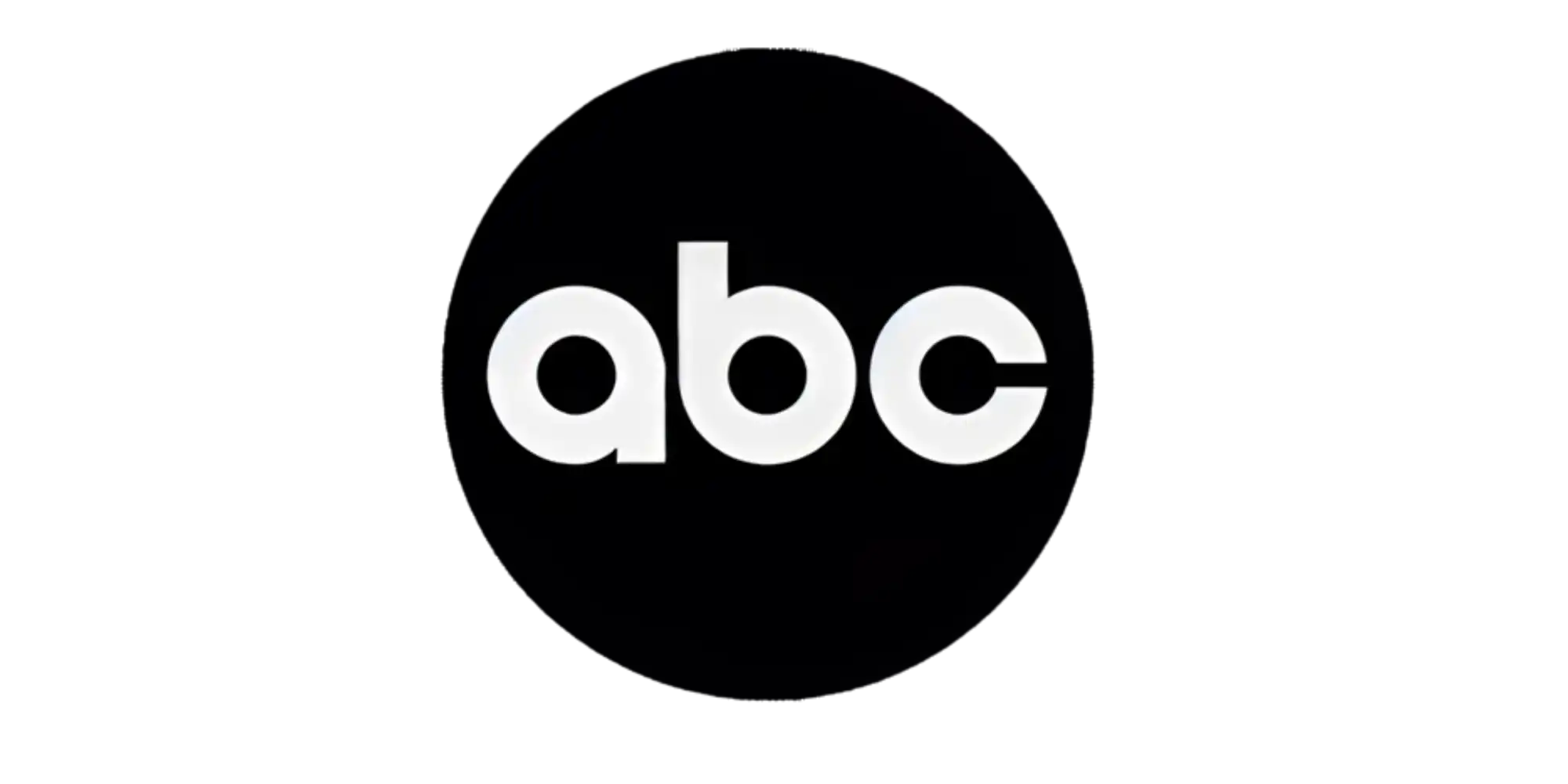 White ’abc’ logo.